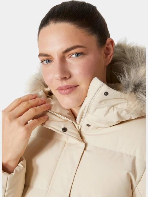 Helly Hansen W Blossom Puffy Parka női télikabát homok színben 4