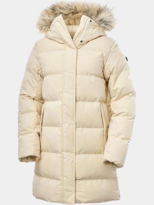 Helly Hansen W Blossom Puffy Parka női télikabát homok színben 7