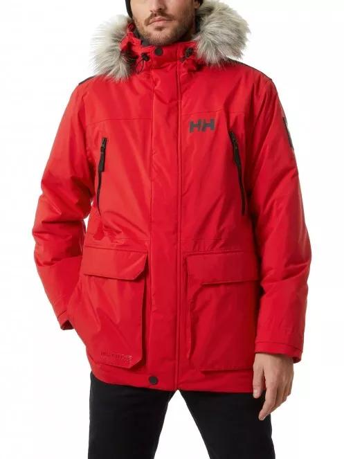 Helly Hansen Reine Parka férfi télikabát piros színben 2