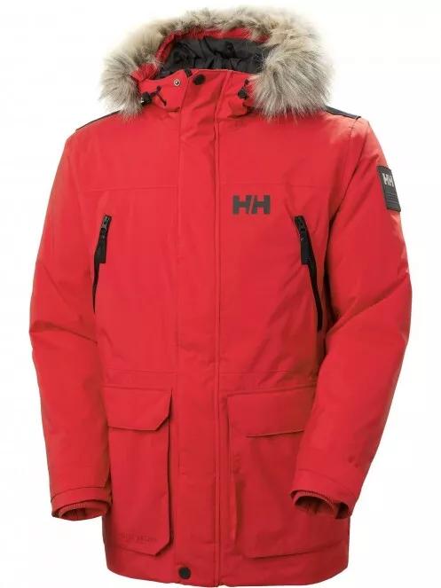 Helly Hansen Reine Parka férfi télikabát piros színben 4