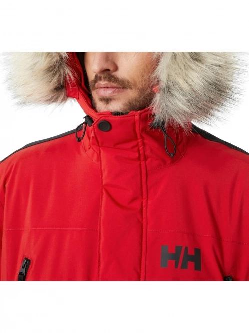 Helly Hansen Reine Parka férfi télikabát piros színben 4