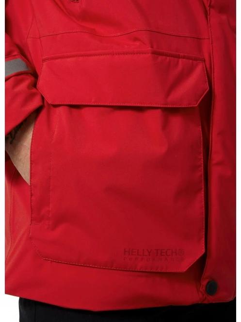 Helly Hansen Reine Parka férfi télikabát piros színben 6