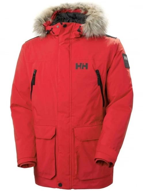 Helly Hansen Reine Parka férfi télikabát piros színben 7