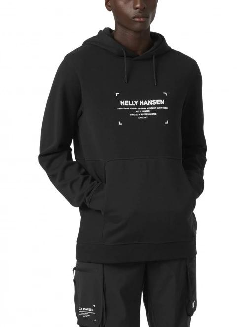 Helly Hansen Move Sweat Hoodie férfi kapucnis pulóver fekete színben 2