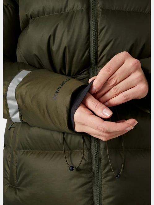 Helly Hansen W Essence Down Parka női pehelykabát zöld színben 4