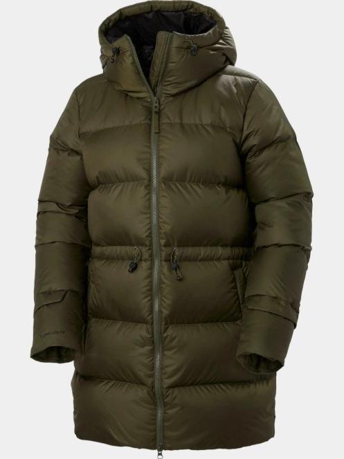 Helly Hansen W Essence Down Parka női pehelykabát zöld színben 7