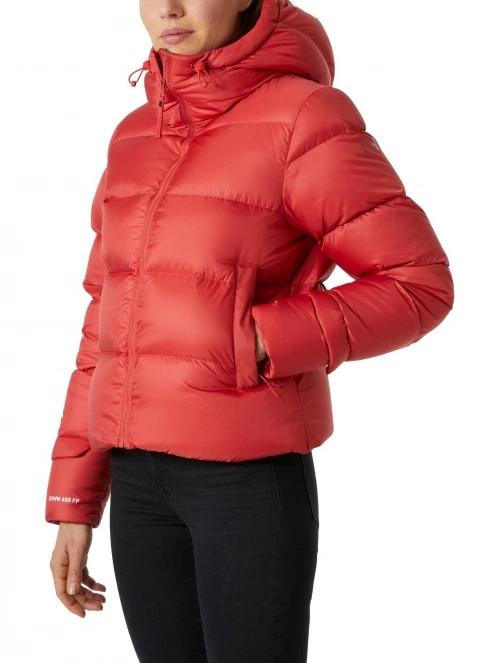 Helly Hansen W Essence Down Jacket női utcai kabát piros színben 2