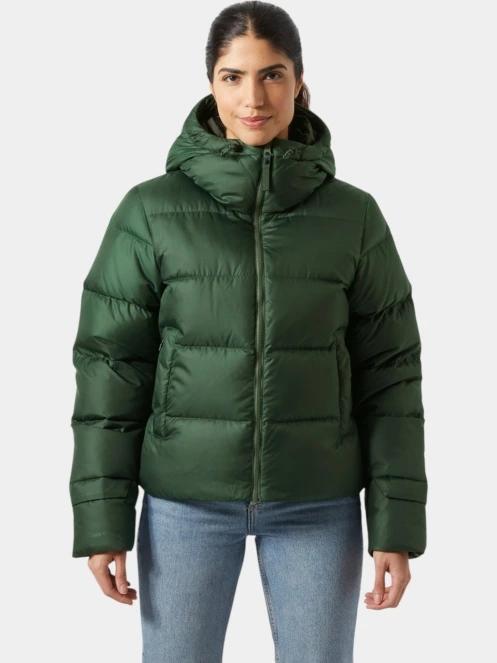 Helly Hansen W Essence Down Jacket női pehelykabát zöld színben 2