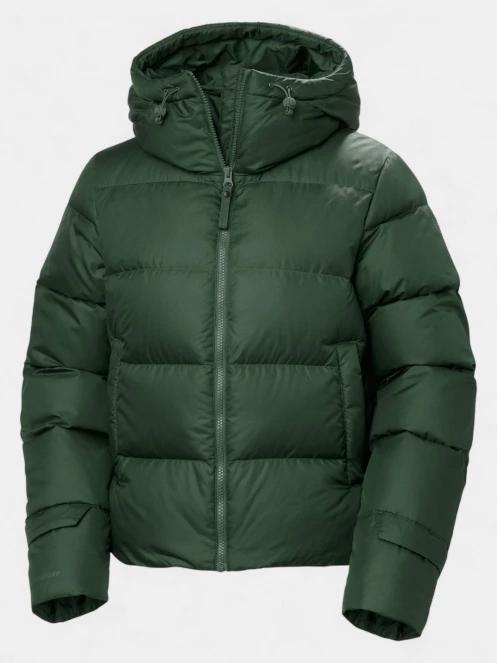 Helly Hansen W Essence Down Jacket női pehelykabát zöld színben 7