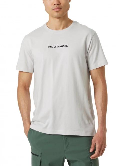 Helly Hansen Core Graphic T férfi rövid ujjú póló szürke színben 2