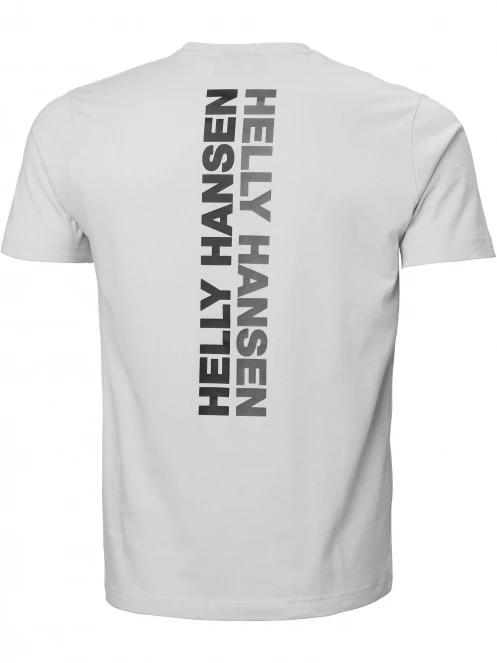 Helly Hansen Core Graphic T férfi rövid ujjú póló szürke színben 5