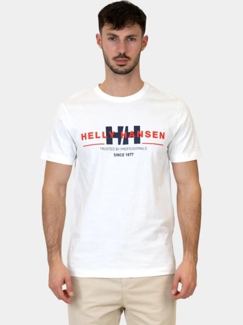 Helly Hansen Core Graphic T férfi rövid ujjú póló fehér színben 2