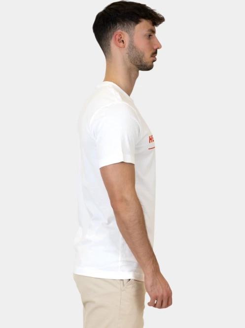 Helly Hansen Core Graphic T férfi rövid ujjú póló fehér színben 5