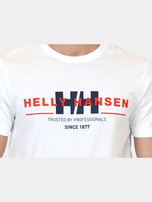 Helly Hansen Core Graphic T férfi rövid ujjú póló fehér színben 6