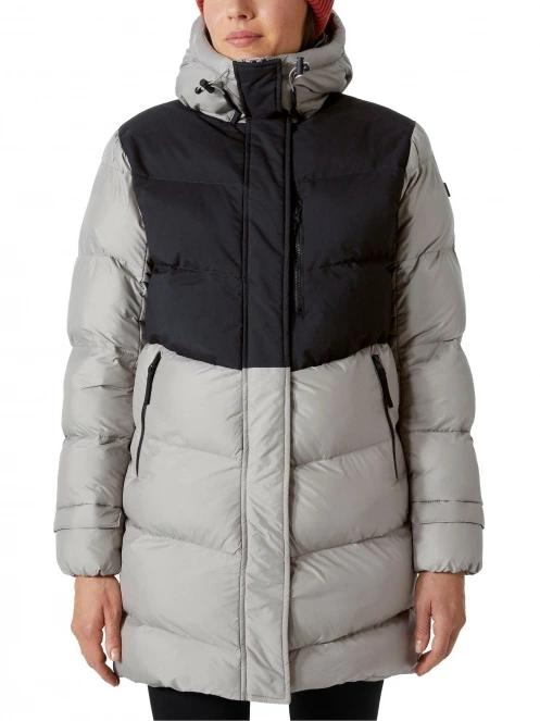 Helly Hansen W Explorer Puffy Parka női utcai kabát szürke színben 2