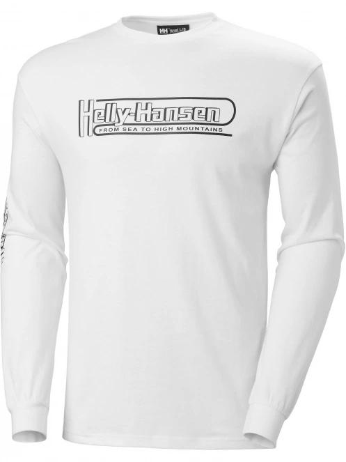 Helly Hansen Yu Long Sleeve férfi hosszú ujjú póló fehér színben 6