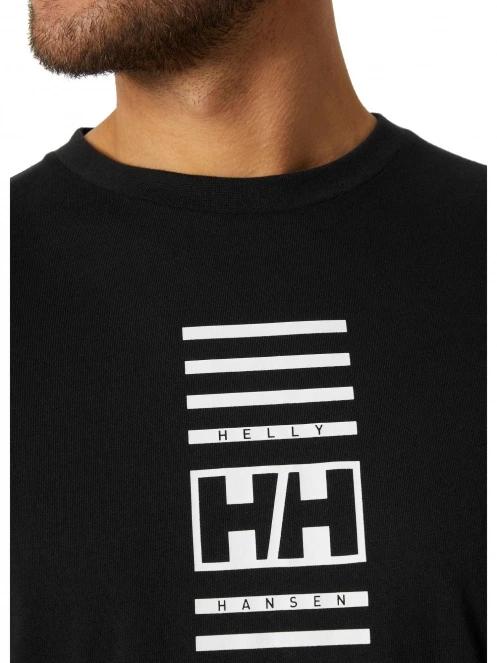 Helly Hansen Yu Long Sleeve férfi hosszú ujjú póló fekete színben 4