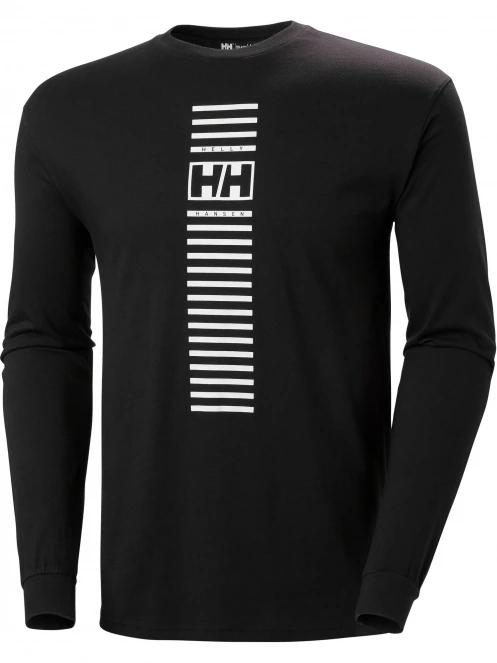 Helly Hansen Yu Long Sleeve férfi hosszú ujjú póló fekete színben 6