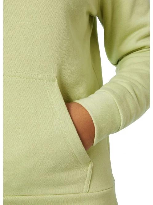 Helly Hansen W Core Hoodie női kapucnis pulóver zöld színben 5