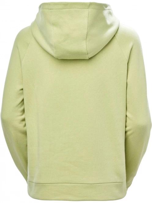 Helly Hansen W Core Hoodie női kapucnis pulóver zöld színben 7