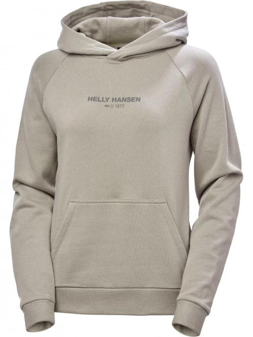 Helly Hansen W Core Hoodie női kapucnis pulóver szürke színben 5