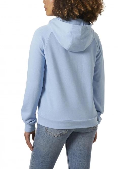 Helly Hansen W Core Hoodie női kapucnis pulóver világoskék színben 3