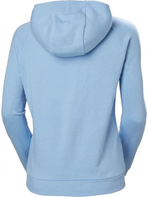 Helly Hansen W Core Hoodie női kapucnis pulóver világoskék színben 7