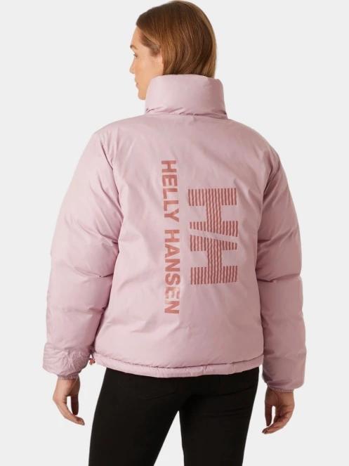 Helly Hansen W Yu 23 Reversible Puffer női télikabát rózsaszín színben 9