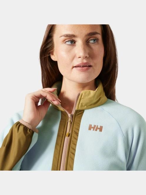 Helly Hansen W Rig Fleece Jacket női polár pulóver világoskék színben 4