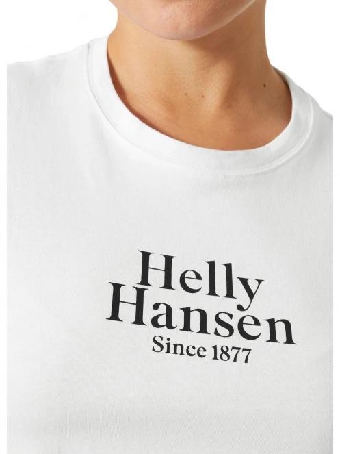 Helly Hansen W Core Graphic T-Shirt női rövid ujjú póló fehér színben 4