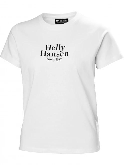 Helly Hansen W Core Graphic T-Shirt női rövid ujjú póló fehér színben 5