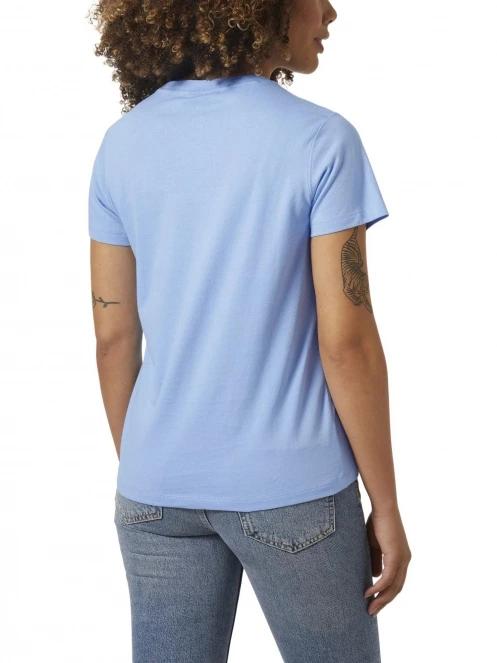 Helly Hansen W Core Graphic T-Shirt női rövid ujjú póló világoskék színben 3
