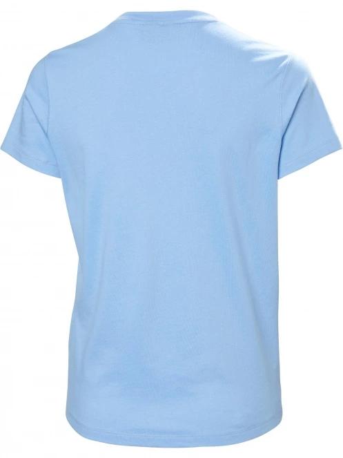 Helly Hansen W Core Graphic T-Shirt női rövid ujjú póló világoskék színben 6