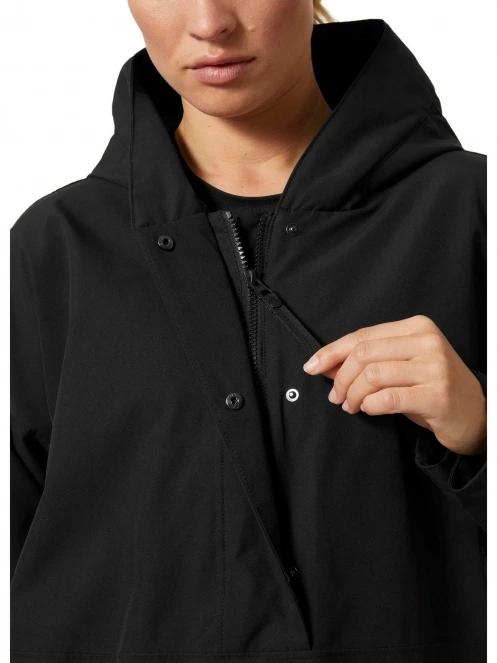 Helly Hansen W Lilja Belted Poncho női esőkabát fekete színben 4