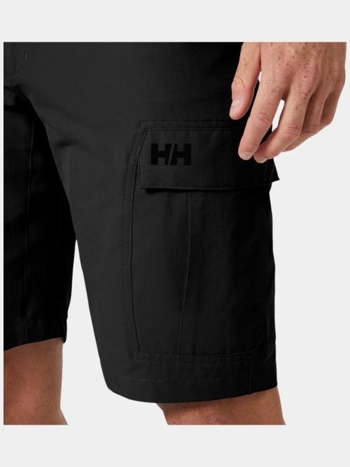 Helly Hansen Hh Qd Cargo Shorts férfi oldalzsebes rövidnadrág fekete színben 5