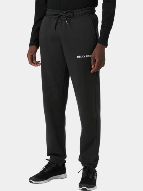 Helly Hansen Cotton Fleece Pant férfi tréning nadrág fekete színben 2