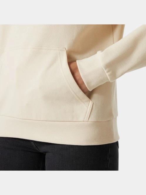 Helly Hansen W Core Graphic Hoodie női kapucnis pulóver homok színben 5