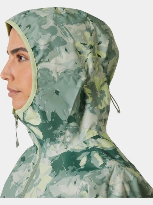 Helly Hansen W Graphic Rain Jacket női esőkabát zöld színben 5
