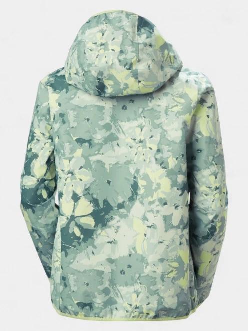 Helly Hansen W Graphic Rain Jacket női esőkabát zöld színben 7