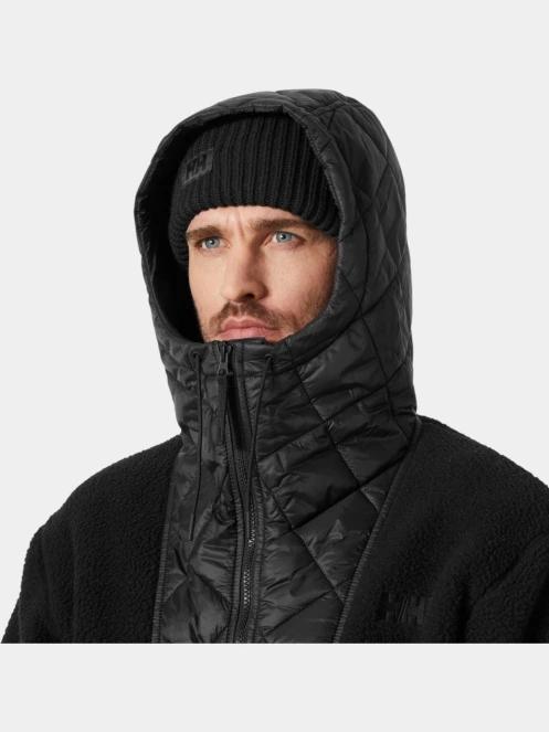 Helly Hansen Stowe Hooded Hybrid Jacket férfi hibrid felső fekete színben 4