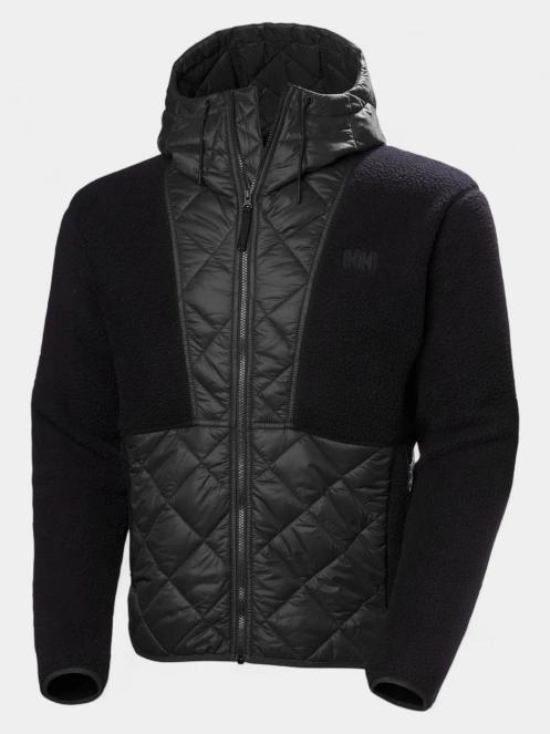 Helly Hansen Stowe Hooded Hybrid Jacket férfi hibrid felső fekete színben 6