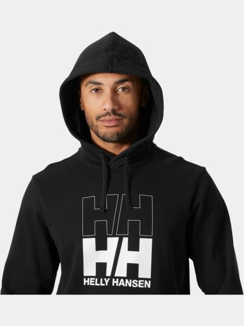 Helly Hansen Core Graphic Hoodie férfi kapucnis pulóver fekete színben 4