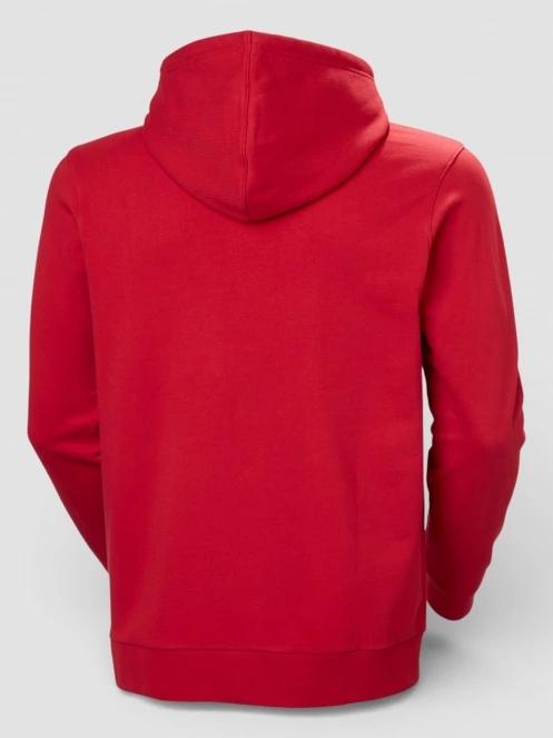 Helly Hansen Core Graphic Hoodie férfi kapucnis pulóver piros színben 7
