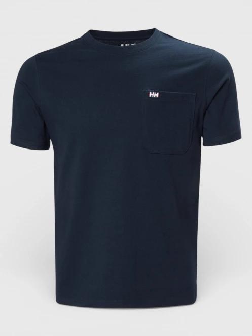 Helly Hansen Hudson T-Shirt férfi rövid ujjú póló sötétkék színben 5