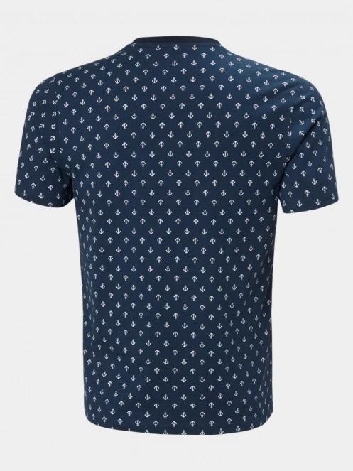 Helly Hansen Hudson T-Shirt férfi rövid ujjú póló sötétkék színben 6