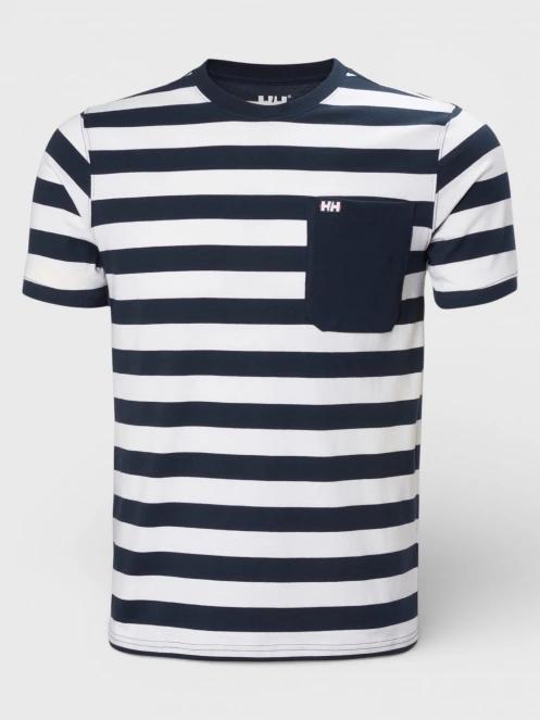 Helly Hansen Hudson T-Shirt férfi rövid ujjú póló sötétkék színben 5