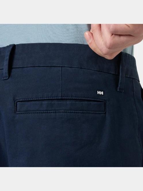 Helly Hansen Bryggen Chino Shorts férfi rövidnadrág sötétkék színben 5