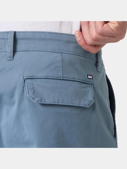 Helly Hansen Bryggen Cargo Shorts férfi oldalzsebes rövidnadrág kék színben 6