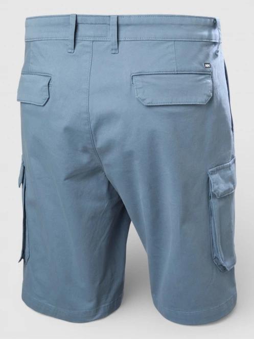 Helly Hansen Bryggen Cargo Shorts férfi oldalzsebes rövidnadrág kék színben 8