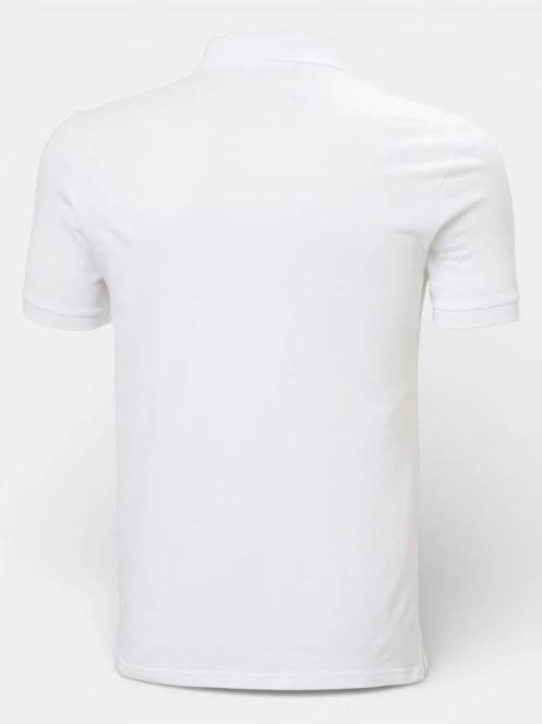 Helly Hansen Messina Graphic Fitted Polo férfi galléros póló fehér színben 8